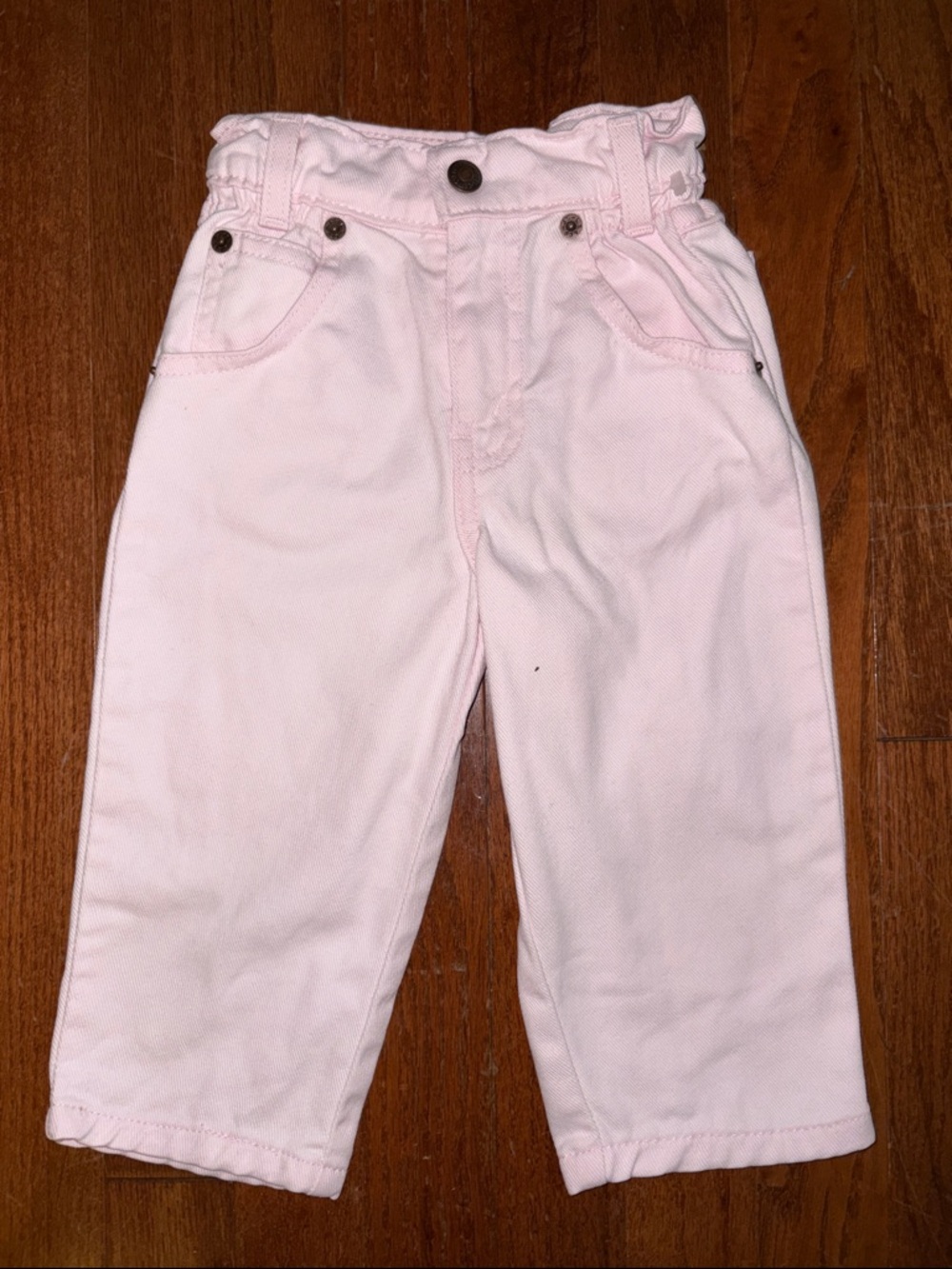 Levi's Vintage 90’s Girls' Pale Pink Jeans Size 24 Months